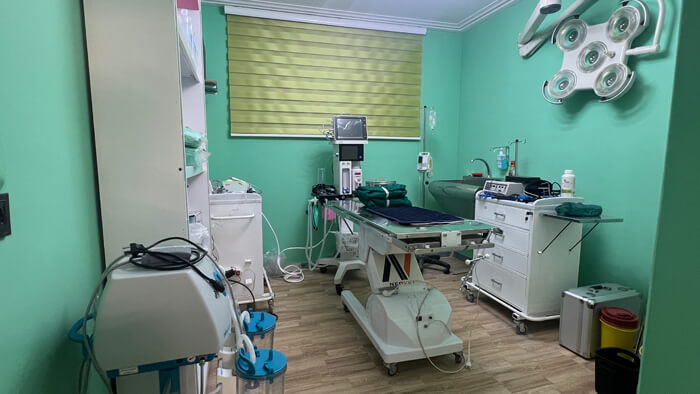 بخش جراحی کلینیک دامپزشکی تپش لاهیجان